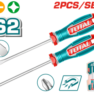 توتال تولز طقم مفكات 2 قطعه ضغط عالى 125 مم - TKSDS0226