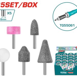 توتال تولز طقم اكسسوارات صاروخ اسطمبات 6 قطع اشكال مختلفة بأكس 6 مم - TAKB0502