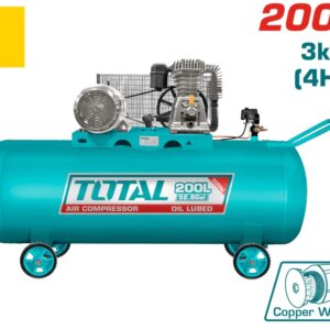 توتال تولز كمبروسر سعه 200 لتر 4 حصان ملفات نحاس - TC1402002