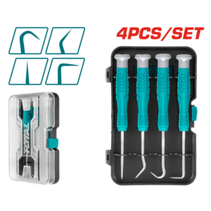 توتال تولز طقم مفك شوكة (خطاف) 4 قطع - TPHSK0401