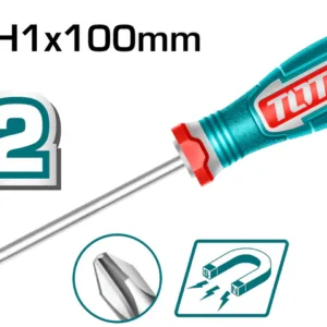 توتال تولز مفك صليبة PH1 طول 100 مم - TSDPH1100
