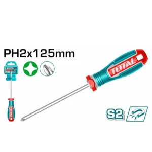 توتال تولز مفك صليبة PH2 طول 125 مم - TSDPH2125