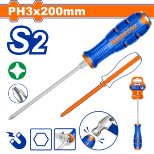 وادفو مفك صليبه دقاق PH3 طول 200 مم - WQJ2238