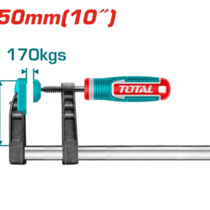 توتال تولز كلامب حرف F (قمطه ) مقاس 250 X 50 مم -THT1320503